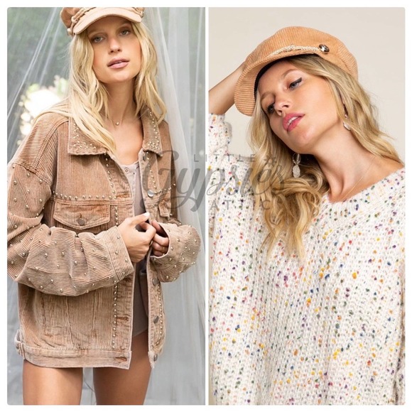 POL Newsboy Must Have Corduroy Hat - Picture 4 of 12